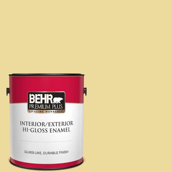 BEHR PREMIUM PLUS 1 gal. #P330-3A Flourish Hi-Gloss Enamel Interior/Exterior Paint