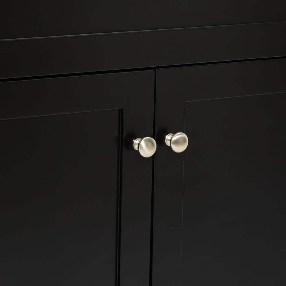Hamlet 55" Black Vanity with White Quartz Top