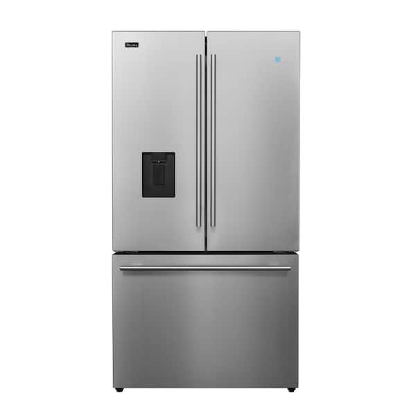 36 in. 22 cu. ft. Counter Depth French Door Refrigerator in Stainless Steel
