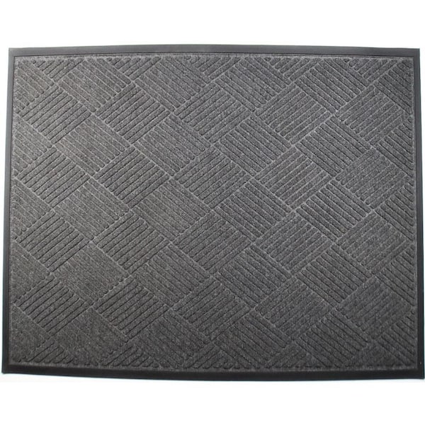 Unbranded Rhino Mats - OPUS Charcoal 24 in. x 36 in. Entrance Mat