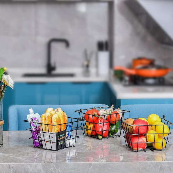 Anqtovp 3 Tier Fruit Basket/Bowl for Kitchen Counter or