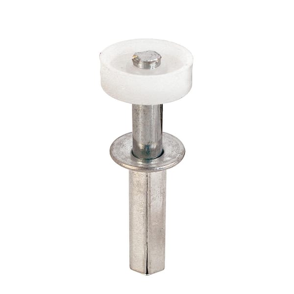 Bi-Fold Door Top Guide Wheel 7/8 in. Nylon Steel Base Spring-Loaded (2-Pack)