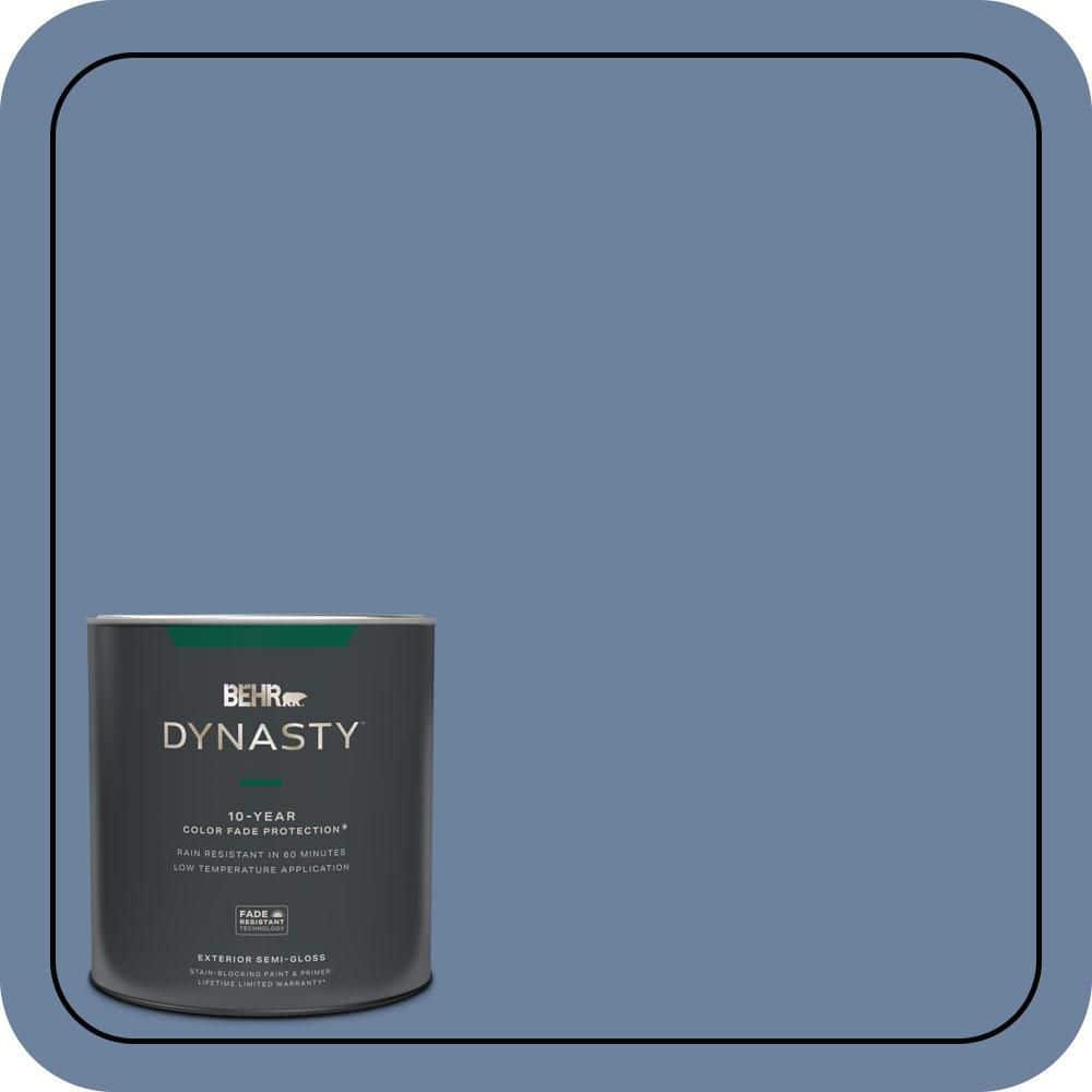1 qt. #S530-5 Brisk Blue Semi-Gloss Enamel Exterior Stain-Blocking Paint & Primer price history on PriceWatchPro
