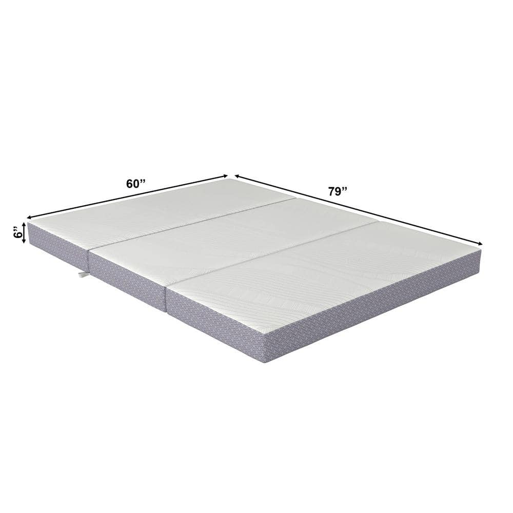CoolSoft 6" Queen Gel Memory Foam Folding Mattress