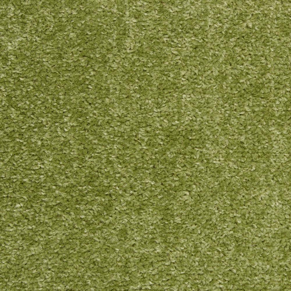 Handmade Green Synthetic Rectangular 10' x 14' Rug
