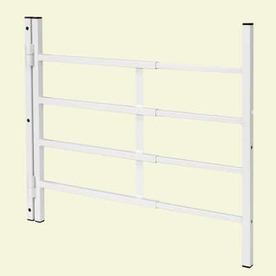 White Window Security Bars Window Hardware The Home Depot