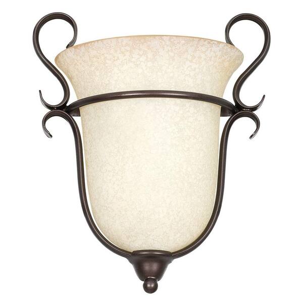 Sunset Lighting Limpus 1-Light Oil Rubbed Bronze Wall Sconce