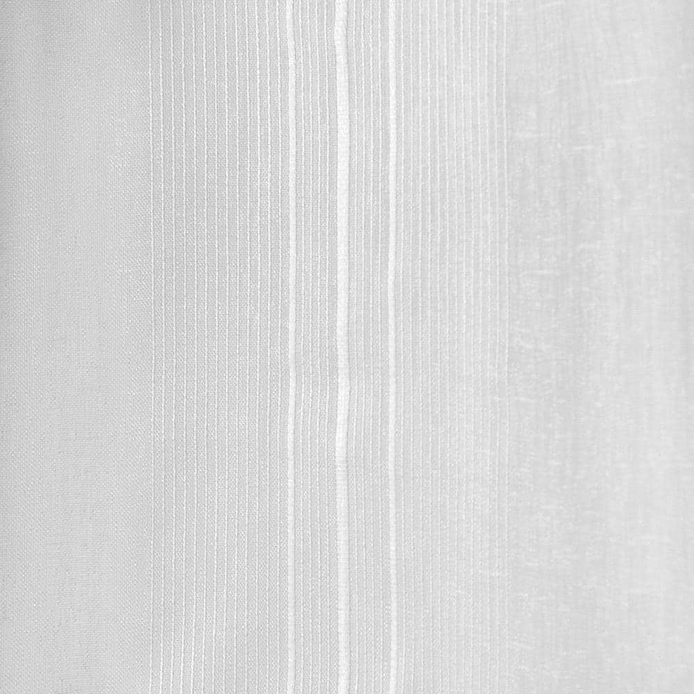 White Sheer Grommet Top Polyester Window Panels