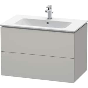 L-Cube 18.88 in. W x 32.25 in. D x 21.63 in. H Bath Vanity Cabinet without Top in Concrete Gray