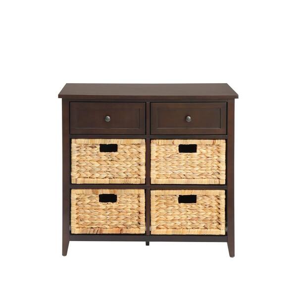 Acme Furniture Flavius Espresso 6 Drawers Accent Chest