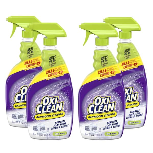 OxiClean 32 oz. Shower Tub and Tile Cleaner with Spray (4-Pack)