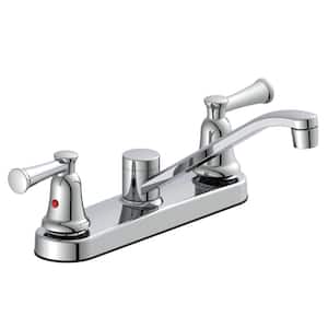 Lisbon 2-Handle Standard Kitchen Faucet in Chrome