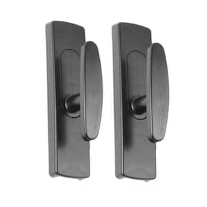 Wall Hooks with Screws (Set of 2) - Black