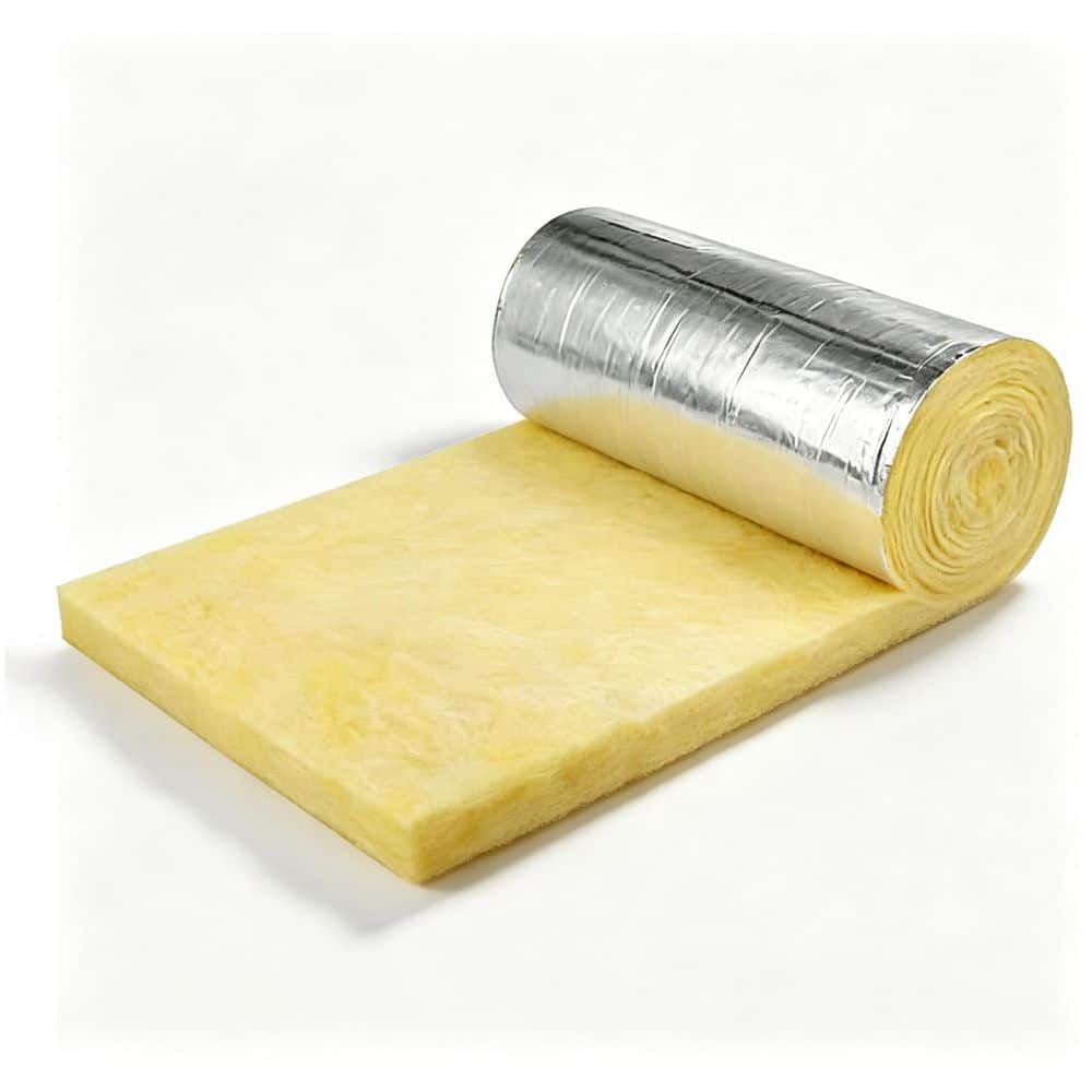 48 in. x 25 ft. Aluminum Foil Fiberglass Insulation Radiant