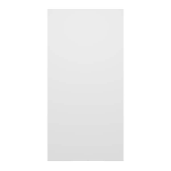 Westport Shaker 48 in. W x 96 in. H x 0.2 in. D in Painted White Back Panel in Assembled Base Cabinet