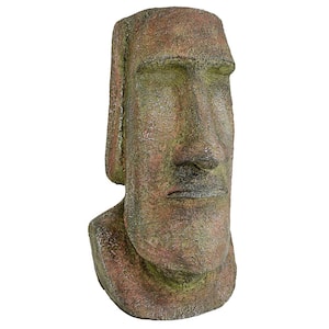 16.5 in. H Easter Island Ahu Akivi Moai Monolith Medium Garden Statue