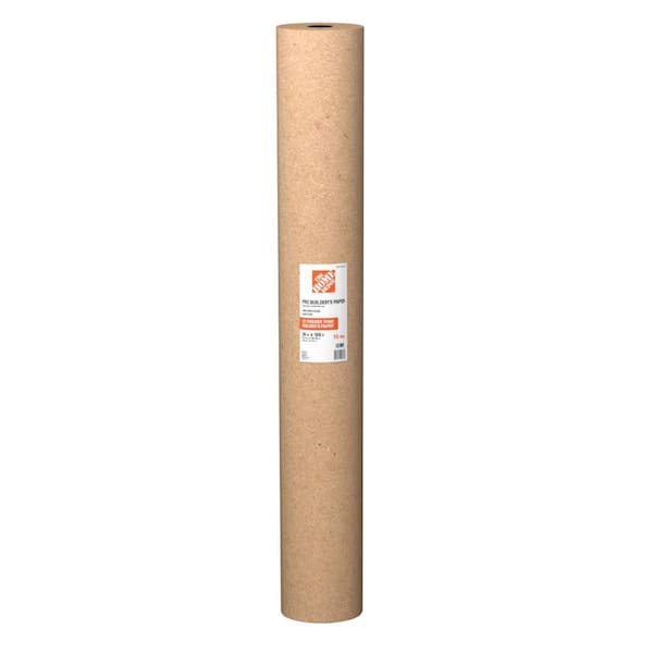 3 ft. x 100 ft. Heavy Kraft Builder's Paper Drop Cloth