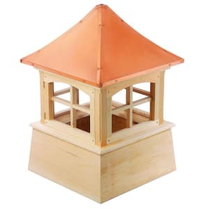 Windsor 54 in. x 82 in. Wood Cupola with Copper Roof