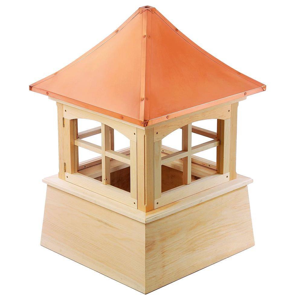 Good Directions Windsor 84 in. x 120 in. Wood Cupola with Copper Roof 2184W The Home Depot