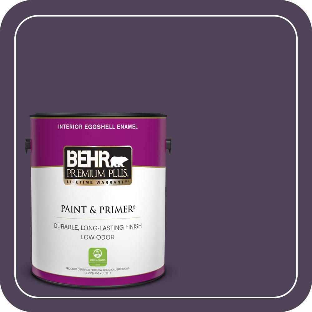 1 gal. #S-H-660 Blackberry Harvest Eggshell Enamel Low Odor Interior Paint & Primer price history on PriceWatchPro