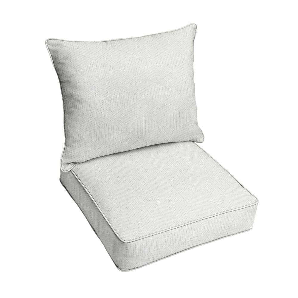 23 x 25 Deep Seating Outdoor Pillow and Cushion Set in Sunbrella Enrich Clo