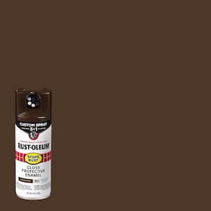 12 oz. Custom Spray 5-in-1 Gloss Leather Brown Spray Paint (Case of 6)