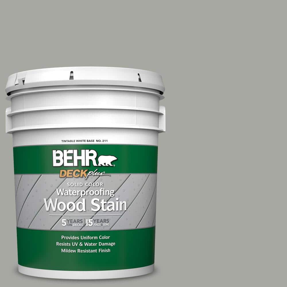 5 gal. #PFC-68 Silver Gray Solid Color Waterproofing Exterior Wood Stain
