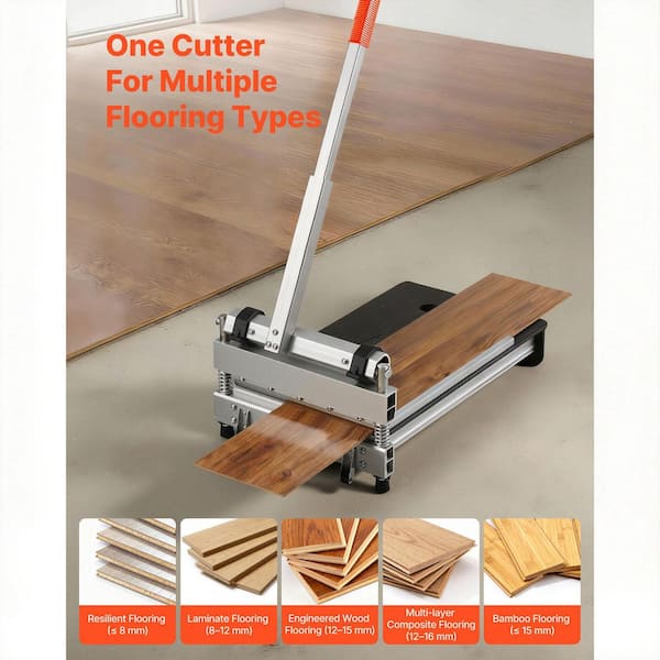 SKYSHALO 13 in. Tile Cutter with D2 Steel Blade and Angle Guide