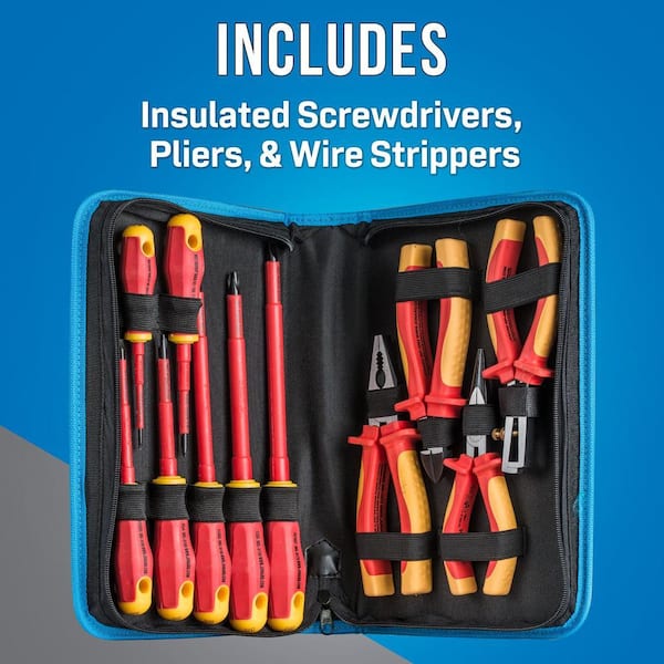 Jonard Insulated Tool Kit (11-Piece) TK-110INS - The Home Depot