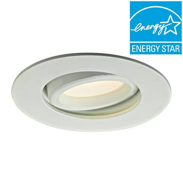 Illume Lighting 3.37 in. White Recessed LED Directional Down Light