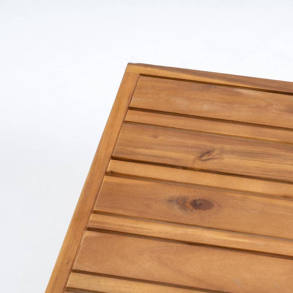 Kaena Teak Square Wood Outdoor Coffee Table