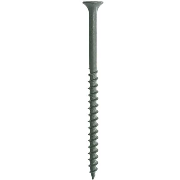 #9 x 3 in. #2 Phillips Bugle Head Coarse Thread Coated Exterior Wood Deck Screws 10 lb. Box