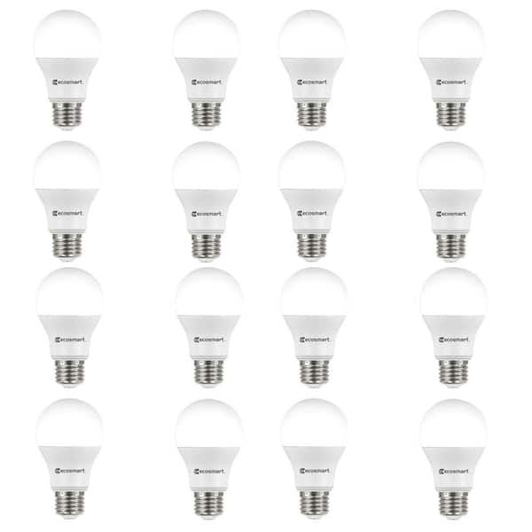 Unbranded 60-Watt Equivalent A19 Non-Dimmable LED Light Bulb Soft White (16-Pack)