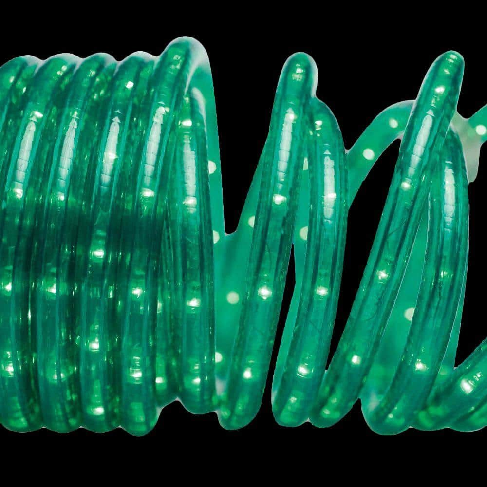 18 green rope light