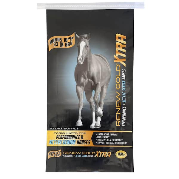 33 lb. Bag XTRA Equine Supplement with Pre-Biotic, Calcite, Joint and Gastric Support, for Newborn to Senior Horses