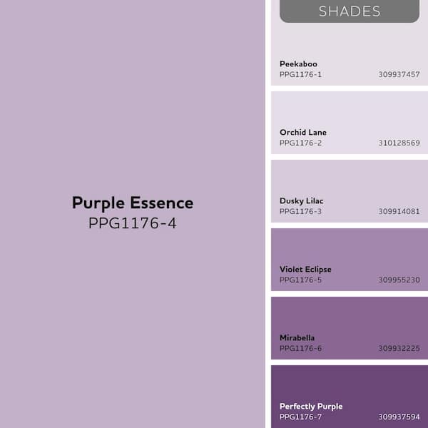Glidden Premium 1 qt. PPG1176-4 Purple Essence Flat Exterior Latex