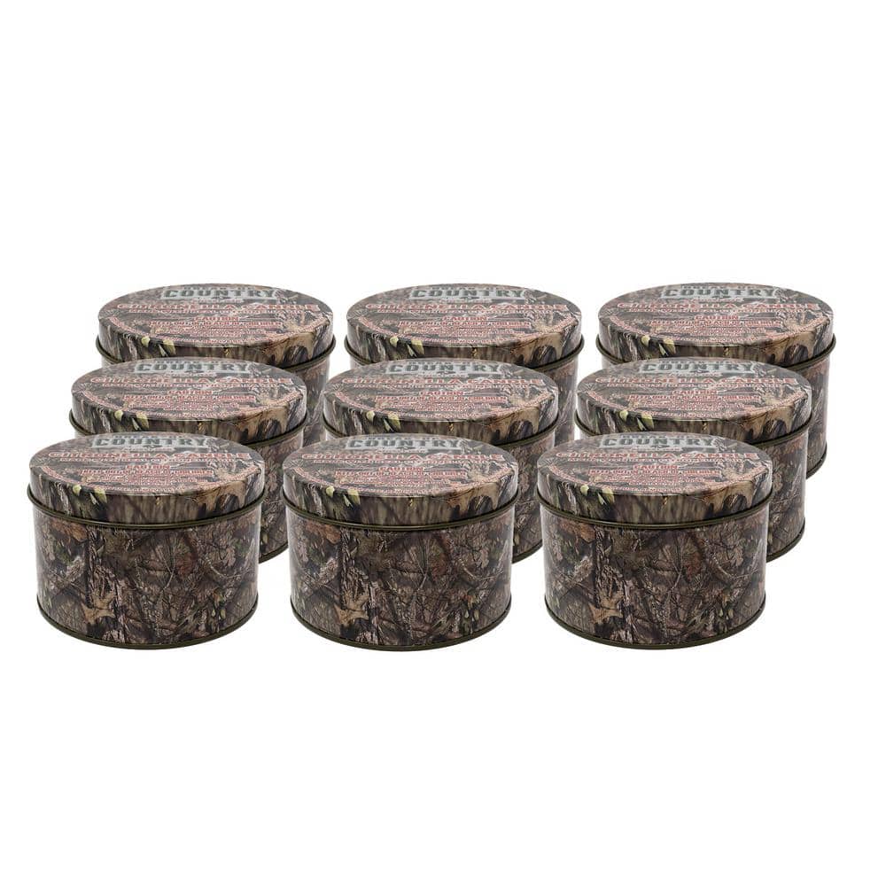 PATIO ESSENTIALS 8 oz. Mossy Oak Citronella Candle 21168 The Home Depot