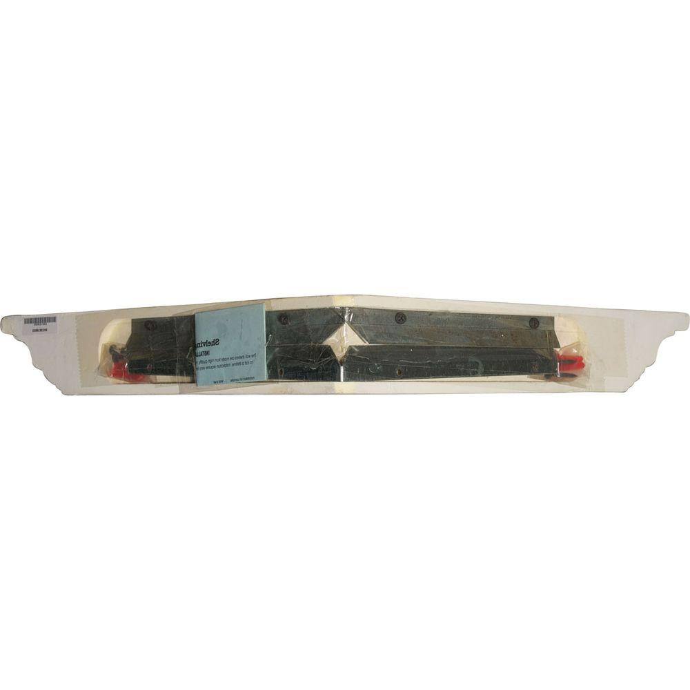 22.875'' White Classic Urethane Corner Shelf