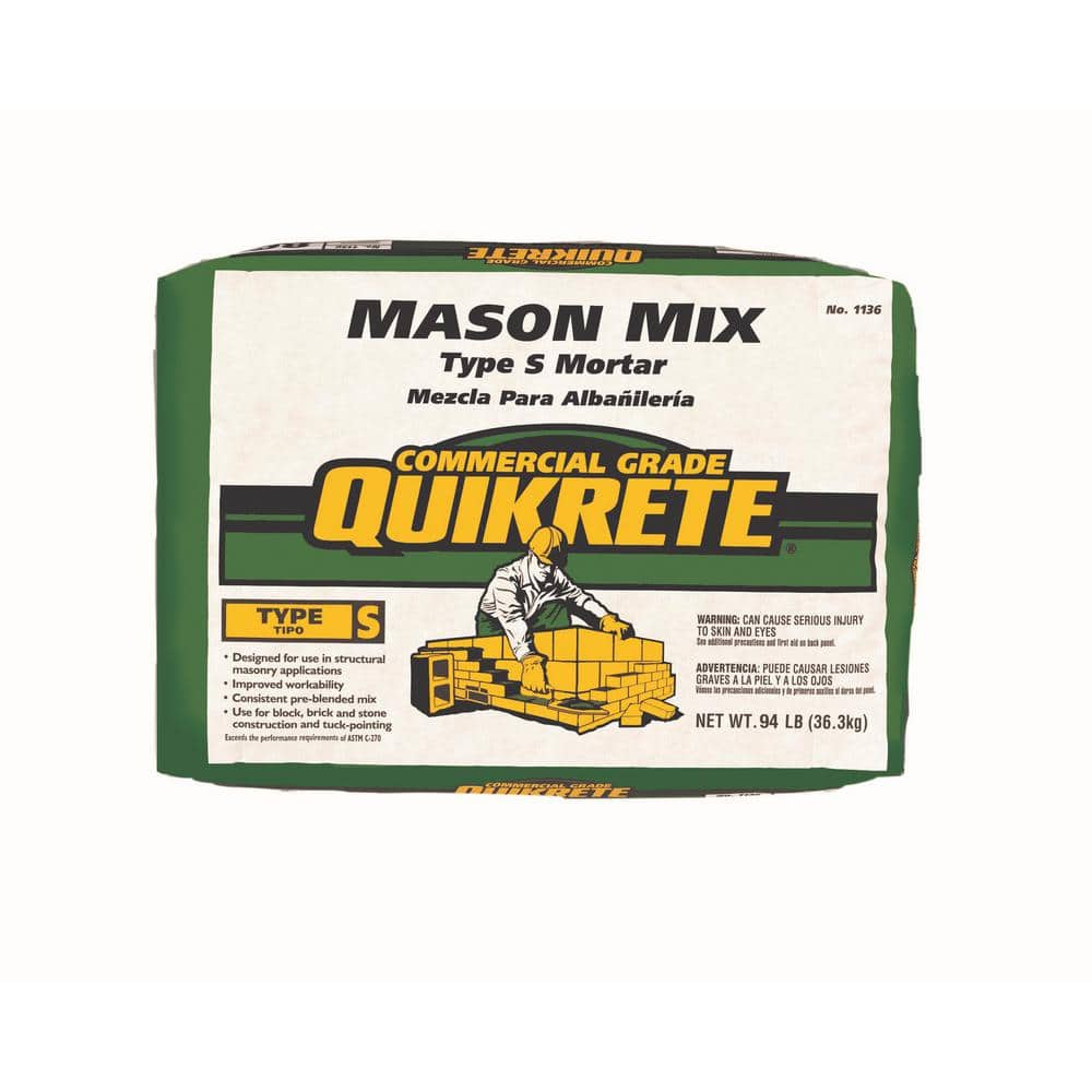 Quikrete 94 lbs. Mason Mix Type S 113690 - The Home Depot