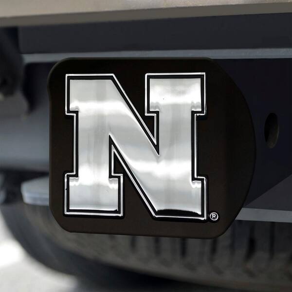 FANMATS NCAA University of Nebraska Class III Black Hitch Cover