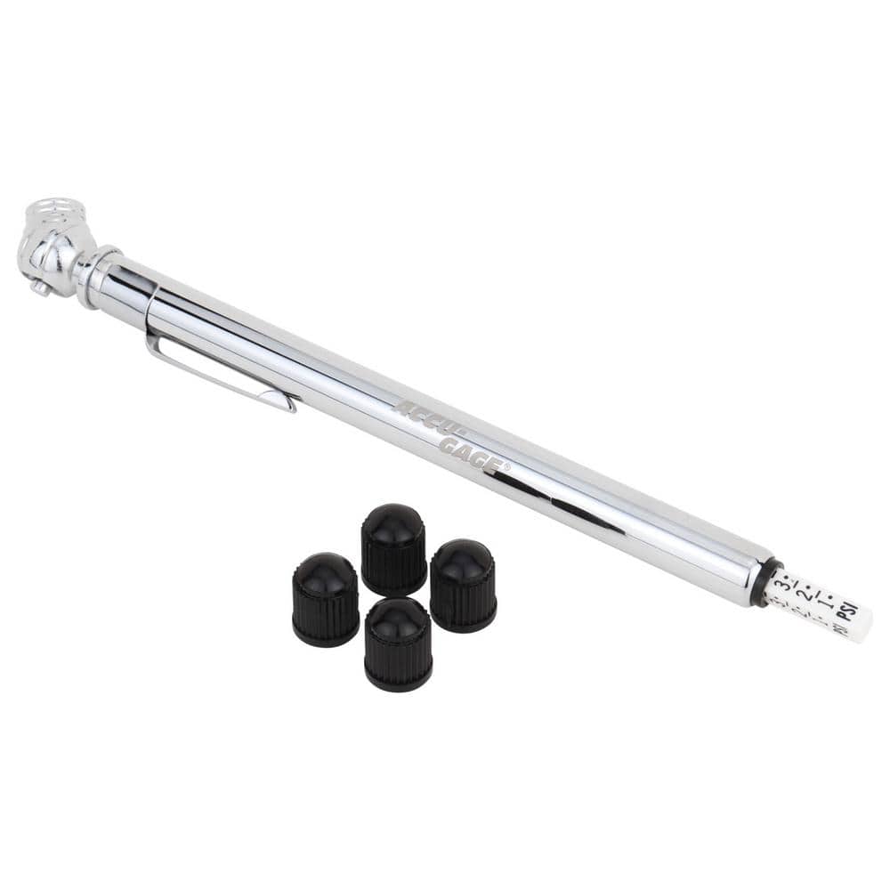 Milton Accu-Gage Low Pressure 2-20 PSI Tire Pencil Gauge for ATVs, Golf Car