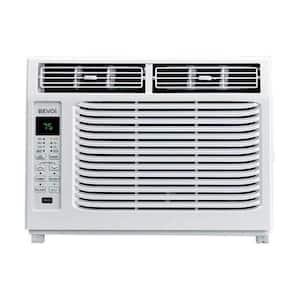 8,000 BTU 115V Window Air Conditioner Cools 350 Sq. Ft. with Heater and Remote in White