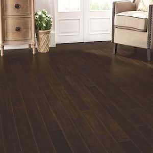 Chai 3/8 in. T x 5.1 in. W Hand Scraped Strand Woven Engineered Bamboo Flooring (25.8 sqft/case)