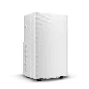 12000BTU(8150 BTU, DOE) Portable Air Conditioner with Cool, Heat, Dehumidifier & Fan, with Remote, up to 400 Sq ft-White