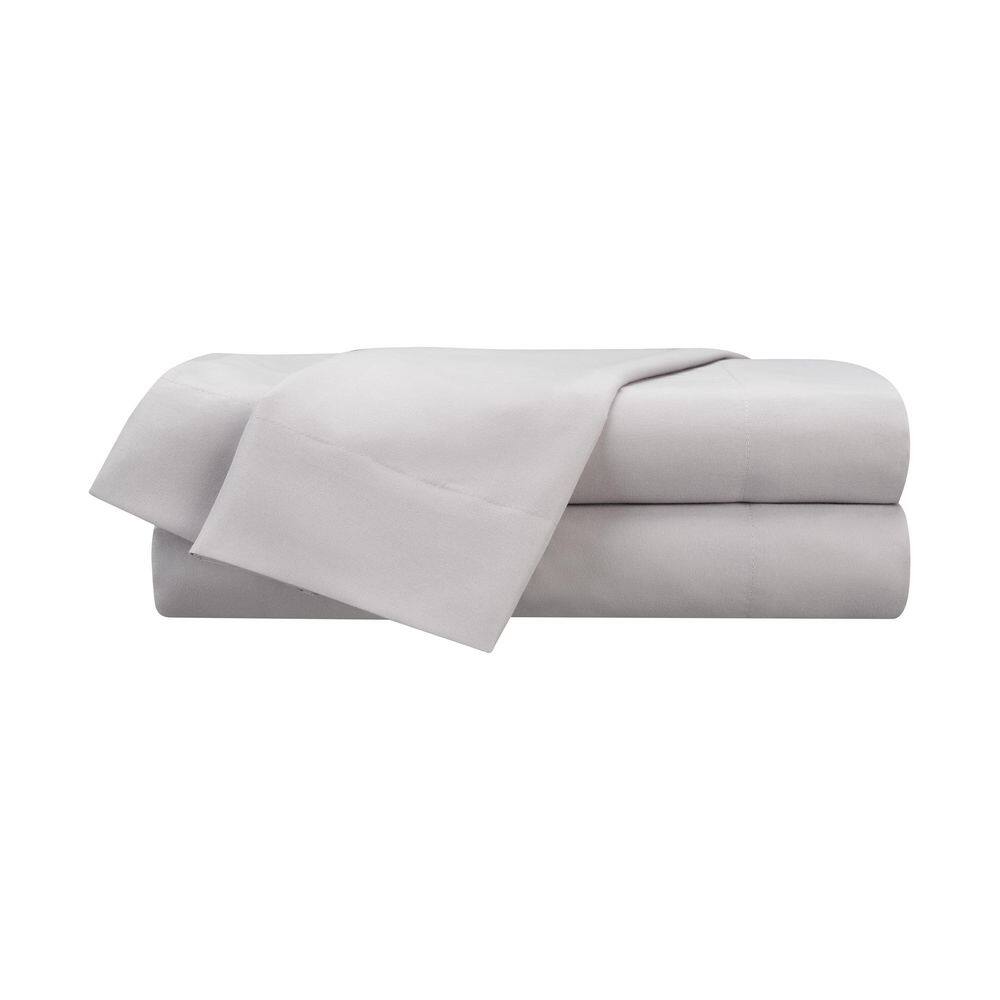 Easy Living Solid 100% Polyester Light Gray Queen Sheet Set price history on PriceWatchPro