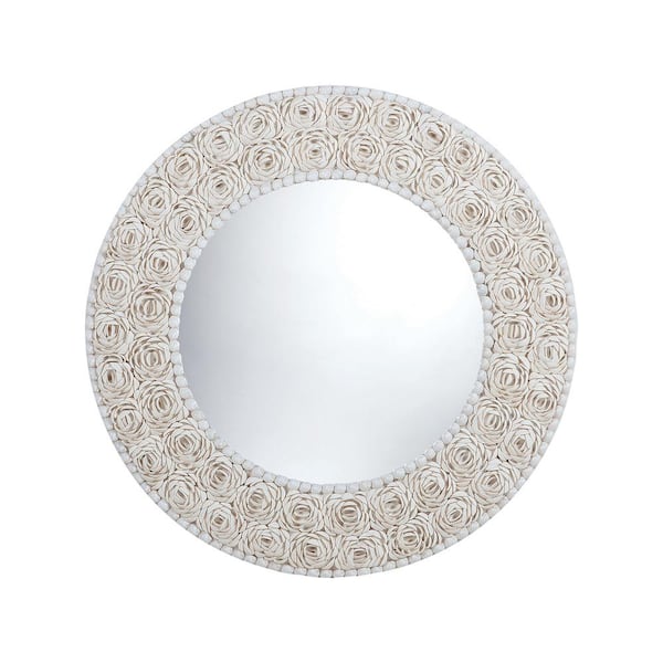 Titan Lighting Medium Round Natural White Mirror (32 in. H x 32 in. W)