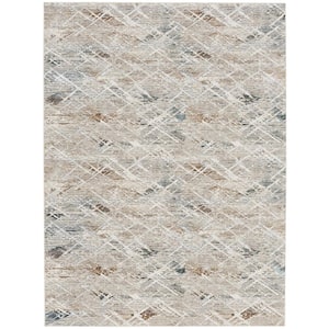 Glam Grey Multicolor 9 ft. x 12 ft. Contemporary Area Rug