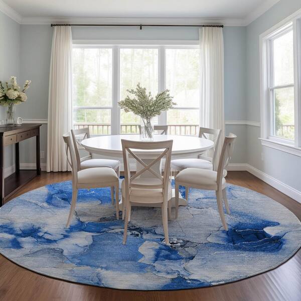 Addison Rugs Indoor/Outdoor Harpswell AHP32 Blue Washable 8' x 10' Rug