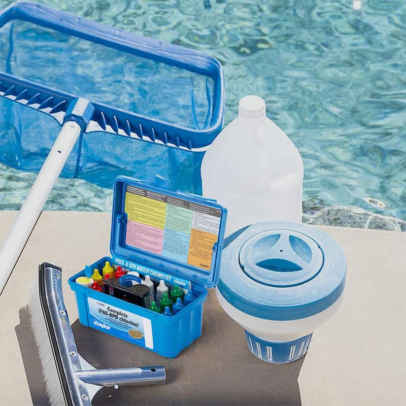 2000 Complete Swimming Pool Chlorine pH Alkaline Water Test Kit