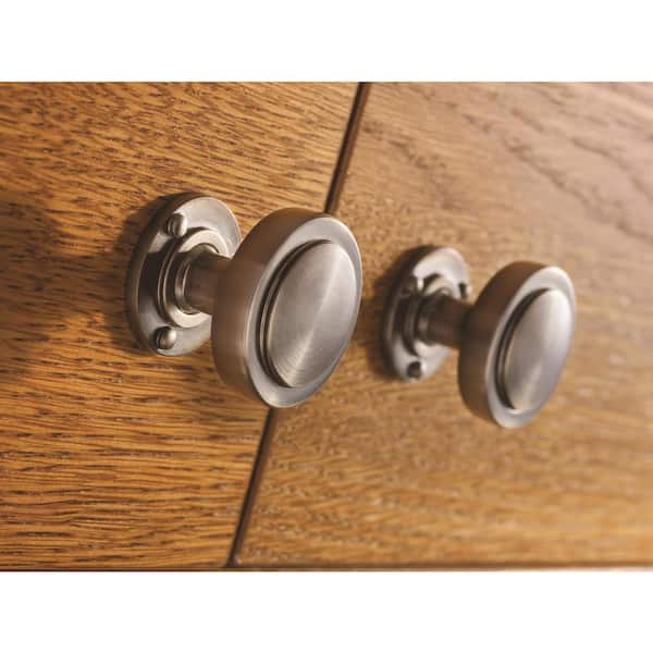Rochdale 1-1/4 in. (32mm) Classic Graphite Round Cabinet Knob